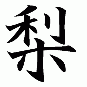 nashi-kanji