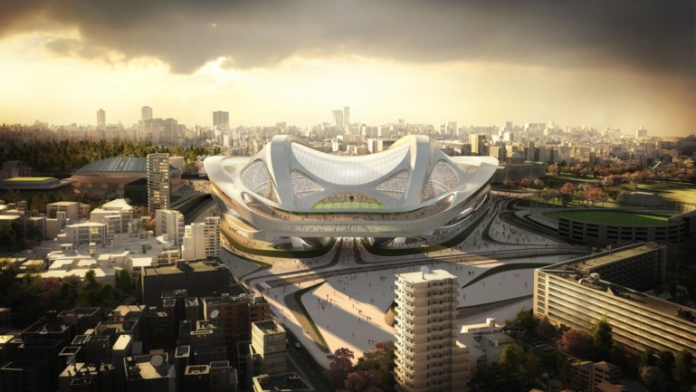 طرح «زها حدید» معمار عراقی، برای استادیوم ملی ژاپن تایید شد