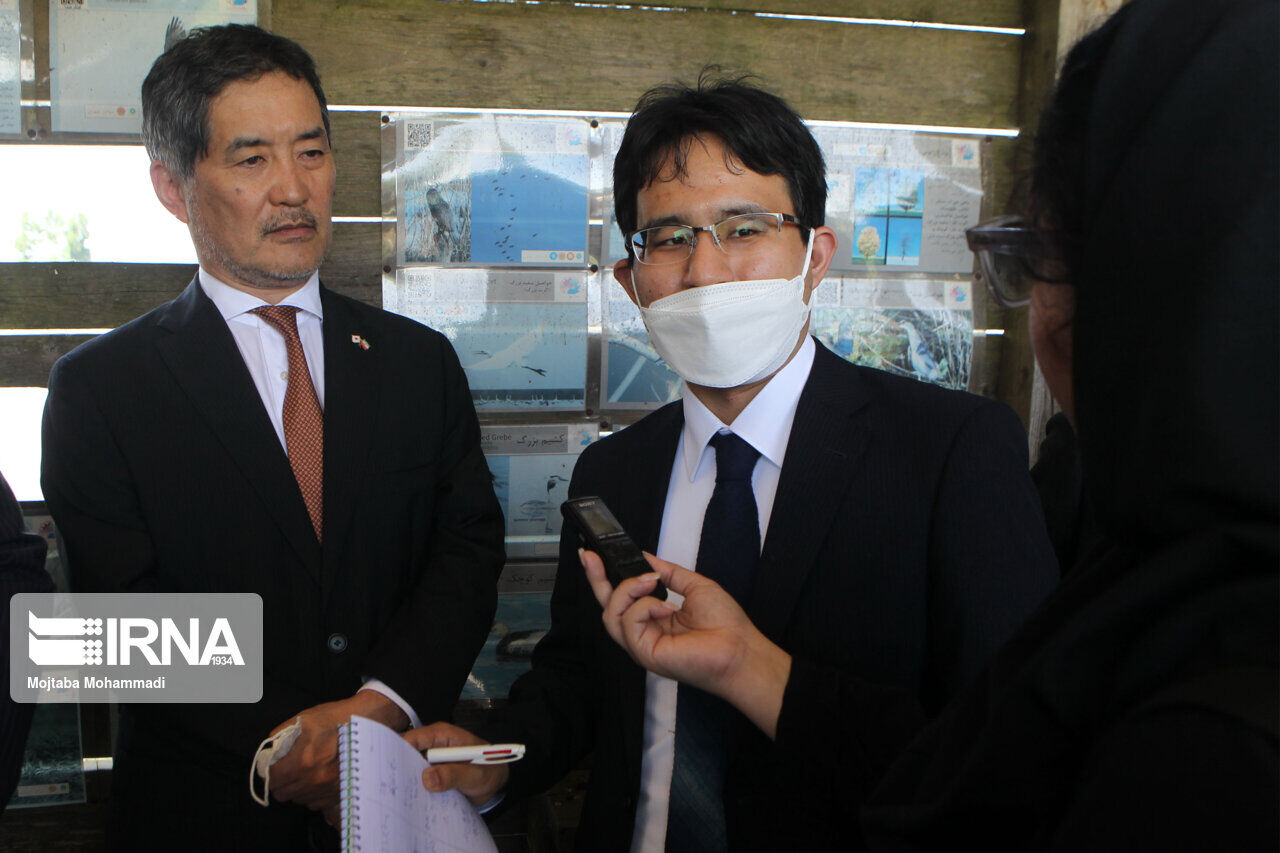 سفیر ژاپن: تالاب انزلی را باید برای مردم جهان حفاظت کنیم