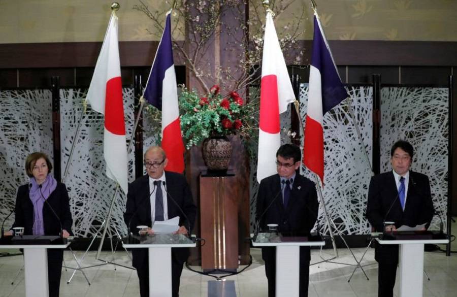 ژاپن و فرانسه درباره فعالیت های دریایی چین ابراز نگرانی کردند