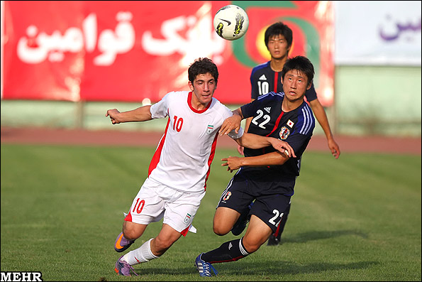 گزارش تصویری/ دیدار تیم های فوتبال نوجوانان ایران و ژاپن