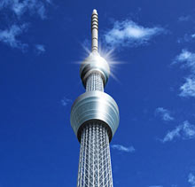 برج توکیو اسکای‌تری؛ بلندترین و مقاوم‌ترین برج دنیا