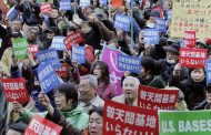 تظاهرات ضد آمریکایی در ژاپن